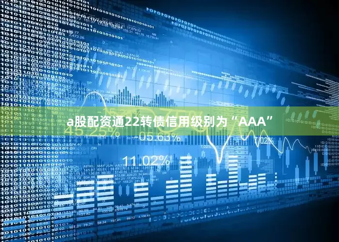 a股配资通22转债信用级别为“AAA”